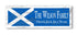Scottish Flag Family Name Sign – Personalized Scotland Heritage Plaque with Custom Names