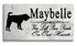 Shar Pei Memorial Stone - Custom Personalized Marble Grave Marker