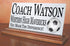 Soccer Coach Gift Plaque - Personalized Soccer Team Appreciation Award