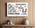 12th Anniversary Gift - Personalized Wood Sign for Husband, Wife or Couple - 12 Year