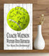 Tennis Coach Gift Plaque - Personalized Signable Custom Wood Award