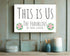 This Is Us Sign - Personalized with Family Names Farmhouse Wall Art
