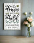 To Have and To Hold Wedding Gift Sign - Personalized with Names & Date