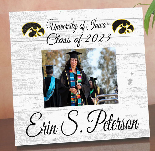 University of Iowa Frame with Printed Photo - Iowa Hawkeyes Class Year Frame or Graduation Gift