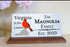 Custom Virginia Family Name Sign – “Virginia Is For Lovers” Marble Plaque With Cardinal
