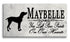 Vizsla Memorial Stone - Custom Personalized Marble Grave Marker