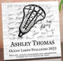 Personalized Women's Lacrosse Award Plaque - for Players, Senior Season Gift, MVP or Coaches