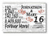 16th Anniversary Gift - Personalized Wood Sign for Husband, Wife or Couple - 16 Year
