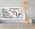 19th Anniversary Gift - Personalized Wood Sign for Husband, Wife or Couple - 19 Year