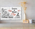2nd Anniversary Gift - Personalized Wood Sign for Husband, Wife or Couple - 2 Year