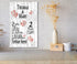 2nd Anniversary Gift - Personalized Wood Plaque for Husband, Wife or Couple - 2 Year