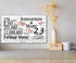 23rd Anniversary Gift - Personalized Wood Sign for Couples