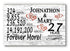 27th Anniversary Gift - Personalized Wood Sign for Couples