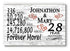 28th Anniversary Gift - Personalized Wood Sign for Couples