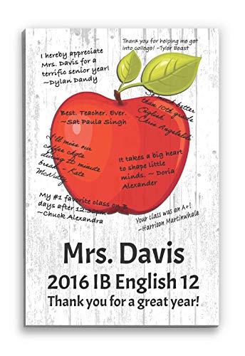 Personalized SIGNABLE Teacher Gift -