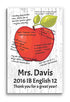 Personalized SIGNABLE Teacher Gift -