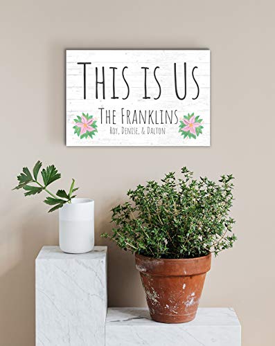 This Is Us Sign Personalized With Family Names