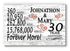 30th Anniversary Gift - Personalized Wood Sign for Couples