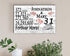 31st Anniversary Gift - Personalized Wood Sign for Couples