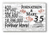 35th Anniversary Gift - Personalized Wood Sign for Couples