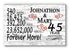 45th Anniversary Gift - Personalized Wood Sign for Couples