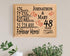 48th Anniversary Gift - Personalized Wood Plaque for Husband, Wife or Couple - 48 Year