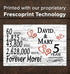 5th Anniversary Gift - Personalized Wood Sign for Husband, Wife or Couple - 5 Year