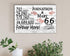 66th Anniversary Gift - Personalized Wood Sign for Couples