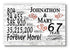 67th Anniversary Gift - Personalized Wood Sign for Couples