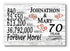70th Anniversary Gift - Personalized Wood Sign for Couples