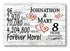 8th Anniversary Gift - Personalized Wood Sign for Husband, Wife or Couple - 8 Year