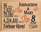 8th Anniversary Gift - Personalized Wood Plaque for Husband, Wife or Couple - 8 Year