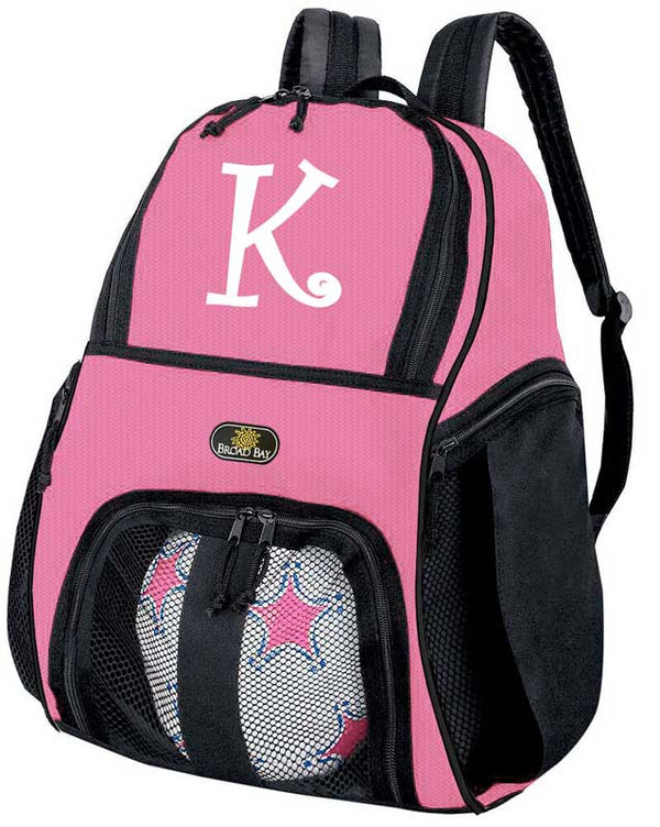 Personalized Girls Soccer Backpack or Volleyball Bag