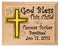 Personalized Baptism Gift Plaque for Boys or Girls