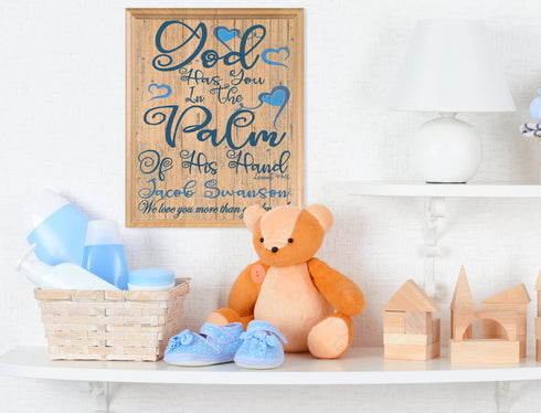 PERSONALIZED Nursery Decor Or Child's Room Decoration Christian Boy or Girl