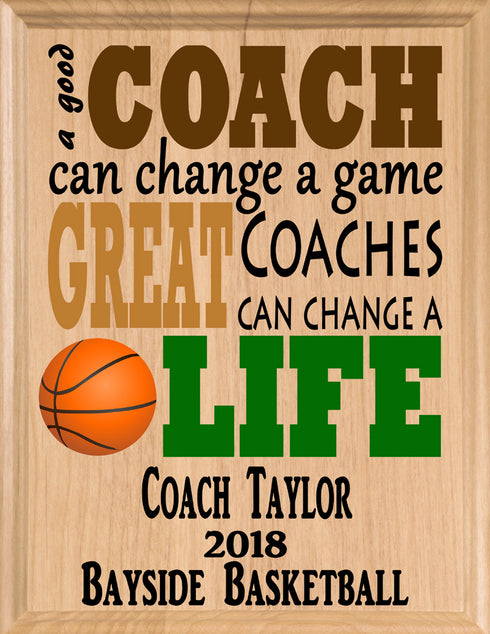 Custom Gift For Coach, Personalized Gifts For Coach, Thank You Coach G –  Letter Art Gifts