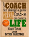 Personalized Basketball Coach Gift