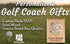 Custom Golf Coach Gift Plaque Signable for Team Signatures and Notes