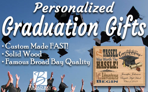 Personalized Graduation Gift The Tassel Was Worth The Hassle Wall Art Sign