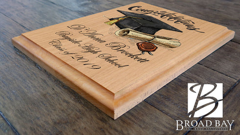 Personalized Graduation Gift Plaque -