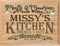 PERSONALIZED Kitchen Sign With Name for Great Cooks Mom Dad Grandma Grandpa