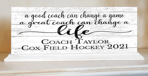 Personalized Coach Gift A Good Coach Can Change A Game Custom Coaches