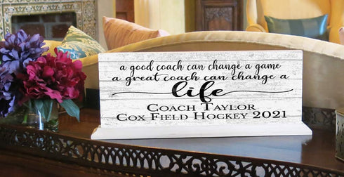 Personalized Coach Gift A Good Coach Can Change A Game Custom Coaches