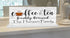 Personalized Coffee & Tea Kitchen Sign Custom Farmhouse Style