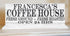 COFFEE HOUSE Coffee Bar Sign PERSONALIZED Open 24 Hours With Custom Name