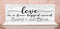 Love Is A Four Legged Word Sign Custom With Names