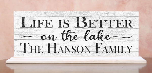 Personalized Lake House Sign Life Is Better On The Lake