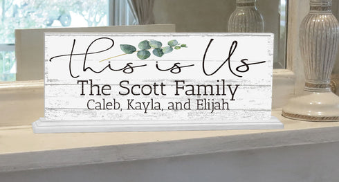 This Is Us Sign Mantel Sign Personalized With Family Names