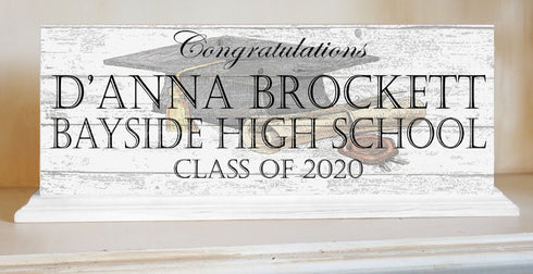 Graduation Gift Plaque Personalized High School, College Or University