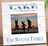 Lake House Frame With Printed Photo -Upload Your Picture Memories Made At The Lake Last Forever